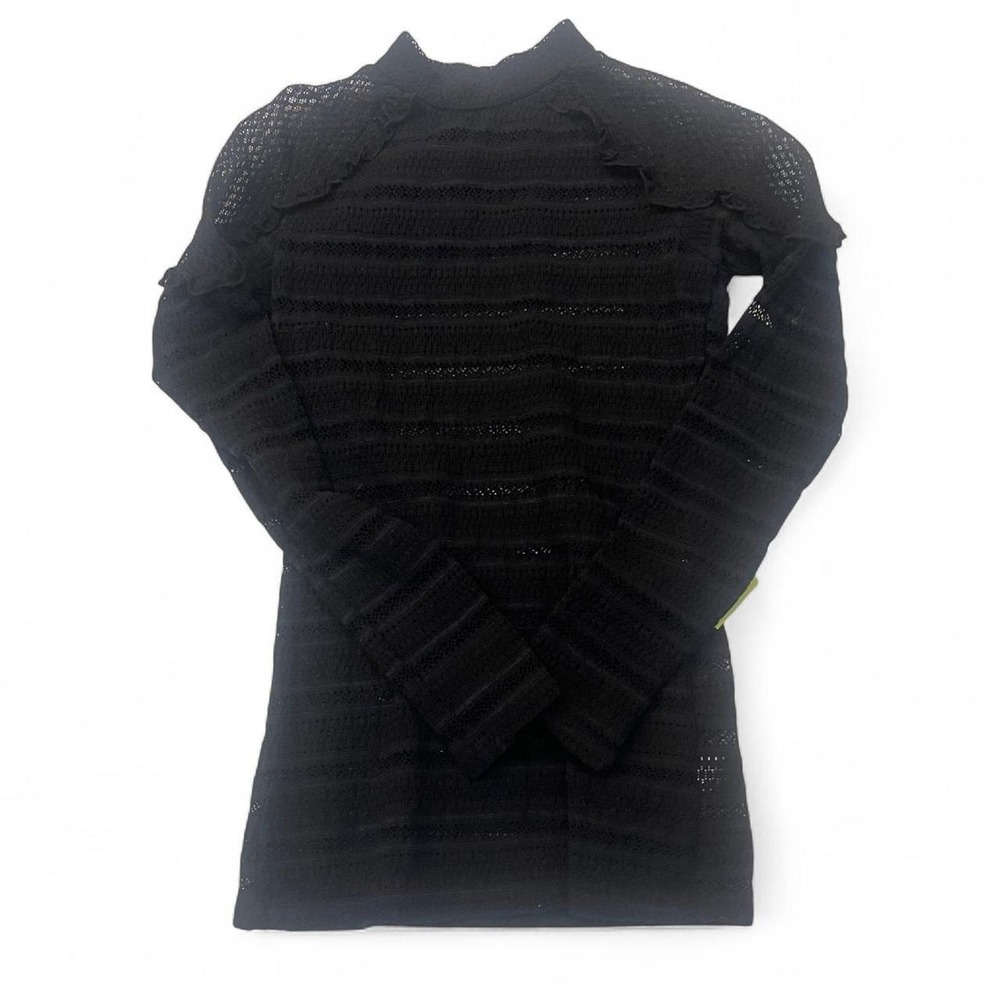 Lace long sleeve nightcap top